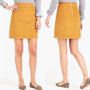 J. Crew Corduroy Mini Skirt - Size 8